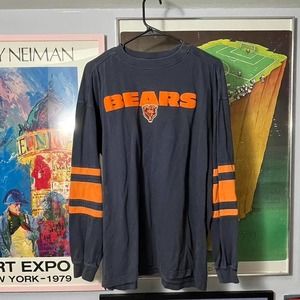 Vintage Chicago Bears Long Sleeve Tee - SIZE XL